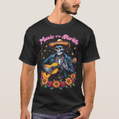 Day of the Dead Guitar music of the Afterlife Tシャツ (正面)