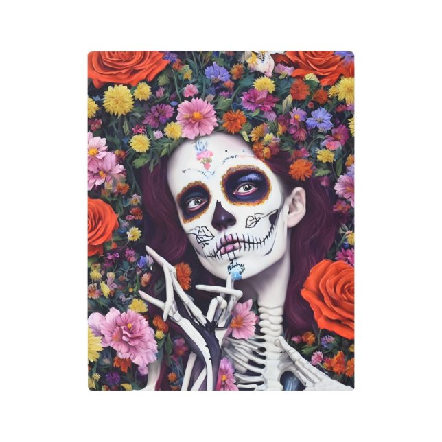Day of the Dead Metal Wall Art メタルプリント (正面)