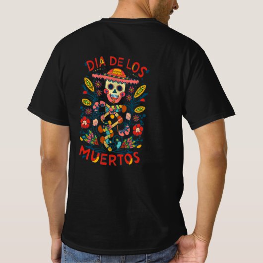 Day of the dead, Mexican holiday Tシャツ (裏面)