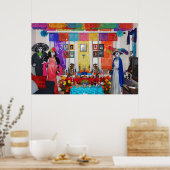 Day of the Dead Offering Display ポスター (キッチン)