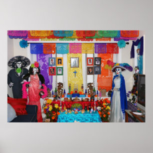 Day of the Dead Offering Display ポスター