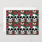 Day Of The Dead Post Card - Halloween ポストカード (正面/裏面)