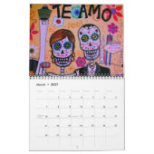 DAY OF THE DEAD PRISARTSコレクション カレンダー (3月 2027)
