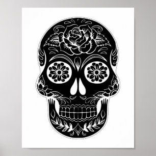 Day of the Dead Skull ポスター