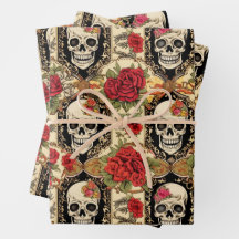 Day of the Dead Skull and Roses Pack