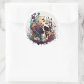 Day of the Dead-Sugar Skull  ラウンドシール (バッグ)