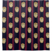 Day of the Dead Sugar Skull (Blonde) シャワーカーテン (正面)