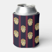 Day of the Dead Sugar Skull (Blonde Presswood) 缶クーラー (缶正面)