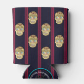 Day of the Dead Sugar Skull (Blonde Presswood) 缶クーラー (裏面)