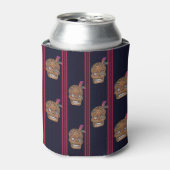 Day of the Dead Sugar Skull (Cedar Shake) 缶クーラー (缶正面)