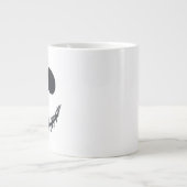 Day of the Dead Sugar Skull Face Close-Up Mug ジャンボコーヒーマグカップ (正面)