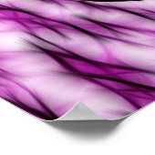 Day of the Dead Sugar Skull - Pink & Purple 1.0 ポスター (角)