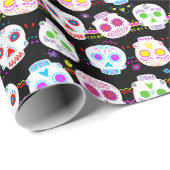 Day of the Dead Sugar Skulls ラッピングペーパー (ロールコーナー)