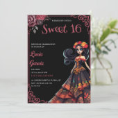 Day of the Dead Sweet 16 invitation 招待状 (スタンド正面)