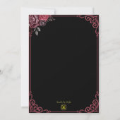 Day of the Dead Sweet 16 invitation 招待状 (裏面)