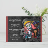 Day of The Dead Wedding Invitation 招待状 (スタンド正面)