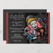 Day of The Dead Wedding Invitation 招待状 (正面/裏面)