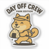 Day Off Crew  シール (正面)