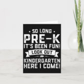 Day Pre-k幼稚園ここ来卒業 カード (正面)