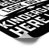 Day Pre-k幼稚園ここ来卒業 ポスター (角)