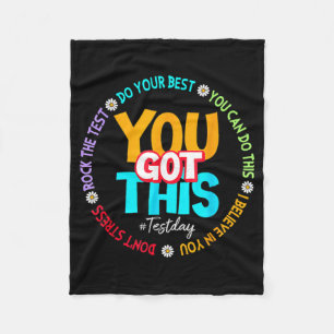 Day Rockテスト先生テスト日得You this フリースブランケット