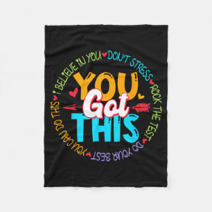 Day Rockテスト先生テスト日得You this フリースブランケット