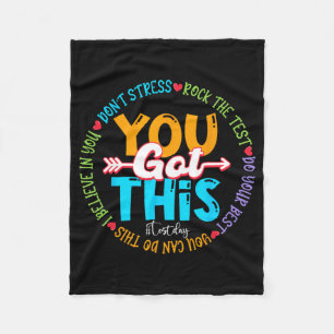 Day Rockテスト先生テスト日得You this フリースブランケット