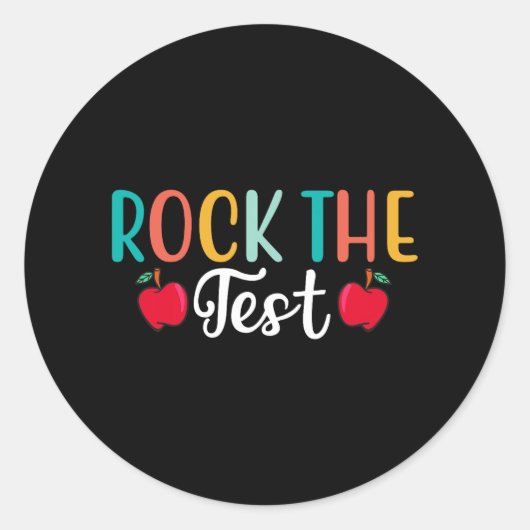 Day Rockテスト先生テスト日1 ラウンドシール (正面)