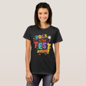 Day Rock The Test やる気を起こさせる Students先生 Tシャツ (正面フル)