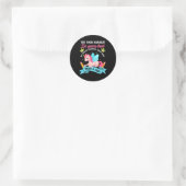 Day Shirt Unicornテスト・デー ラウンドシール (バッグ)