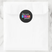 Day Show Your Staar Power Student先生1 ラウンドシール (バッグ)