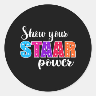 Day Show Your Staar Power Student先生1 ラウンドシール
