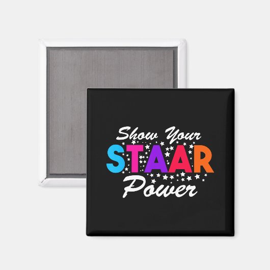 Day Show Your Staar Power Student先生 マグネット (正面/裏面)