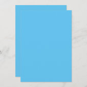 Day Sky Blue、Half、焼いたJeans Blue、 招待状 (正面/裏面)