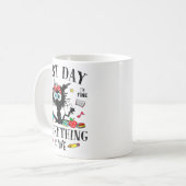 Day Strested先生&;学生テストおもしろい コーヒーマグカップ (正面左)