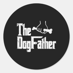Day The Dog Father Movieプンおもしろいファーパパパパギ ラウンドシール