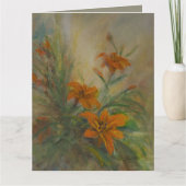 Day "Tiger" Lilies 8.5 x 11" カード (正面)