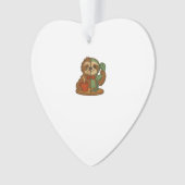 Day-to-Night Sloth Glow-Up Patch � Embroidered Tra オーナメント (正面)