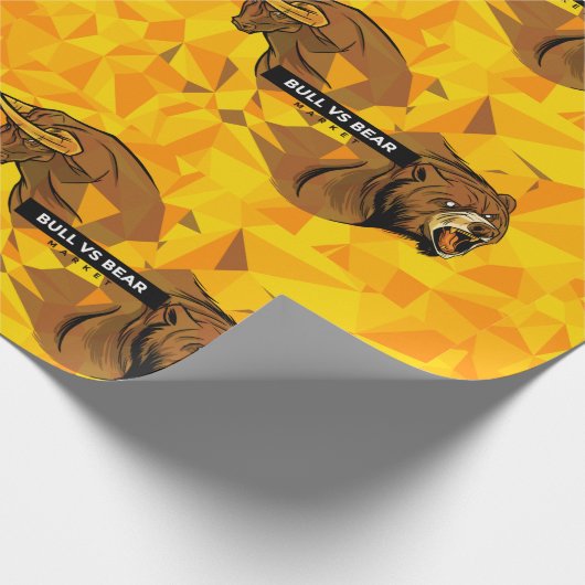 Day Tradersギフト – 強気市場と弱気市場 ラッピングペーパー (角)