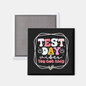 Day Vibesあなたこ得の先生レトロGroovy Testn マグネット (正面/裏面)