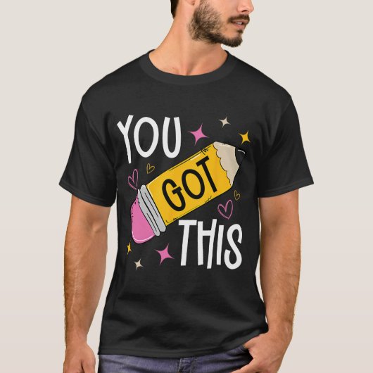 Day You This 得 Cute Pencil先生テスおもしろいト Tシャツ (正面)