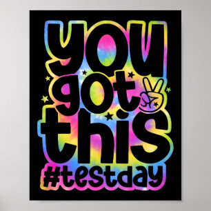 Day You This Staar 得 Testing Teacheやる気を起こさせる ポスター