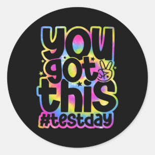 Day You This Staar 得 Testing Teacheやる気を起こさせる ラウンドシール