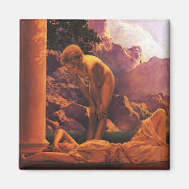 "Daybreak"(詳細), by Maxfield Parrish マグネット