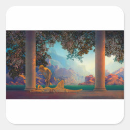 DAYBREAK Maxfield Parrish 1922スタンプ スクエアシール