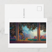 DAYBREAK Maxfield Parrish 1922 ... 2022はがき ポストカード (正面/裏面)