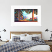 DAYBREAK Maxfield Parrish 1922 ... 2022ポスター キャンバスプリント (インサイチュ (寝室))