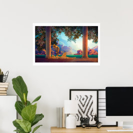 DAYBREAK Maxfield Parrish 1922 ... 2022ポスター ポスター