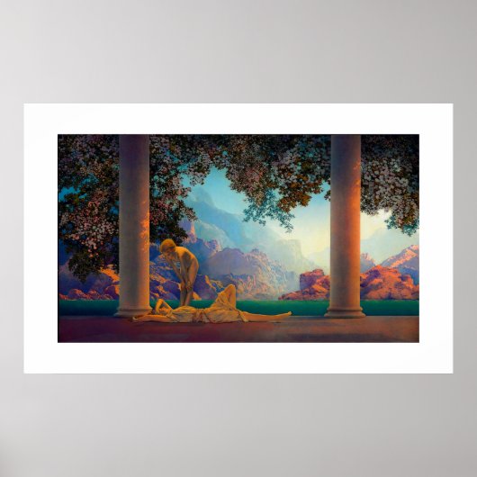 DAYBREAK Maxfield Parrish 1922 ... 2022ポスター ポスター (正面)