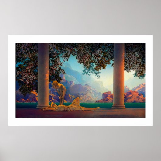 DAYBREAK Maxfield Parrish 1922 ... 2022ポスター ポスター (正面)